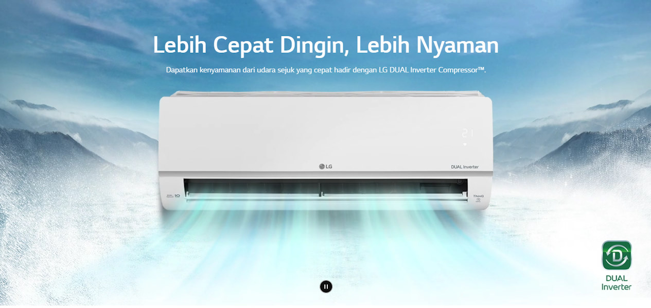 LG DUALCOOL Watt Control-New Eco